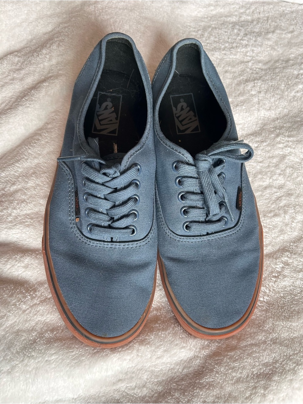 Vans Authentic Gum Sole Dark Slate Blue Size 9/10.5